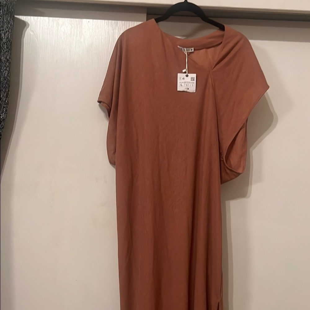 Elegant Rust Dress